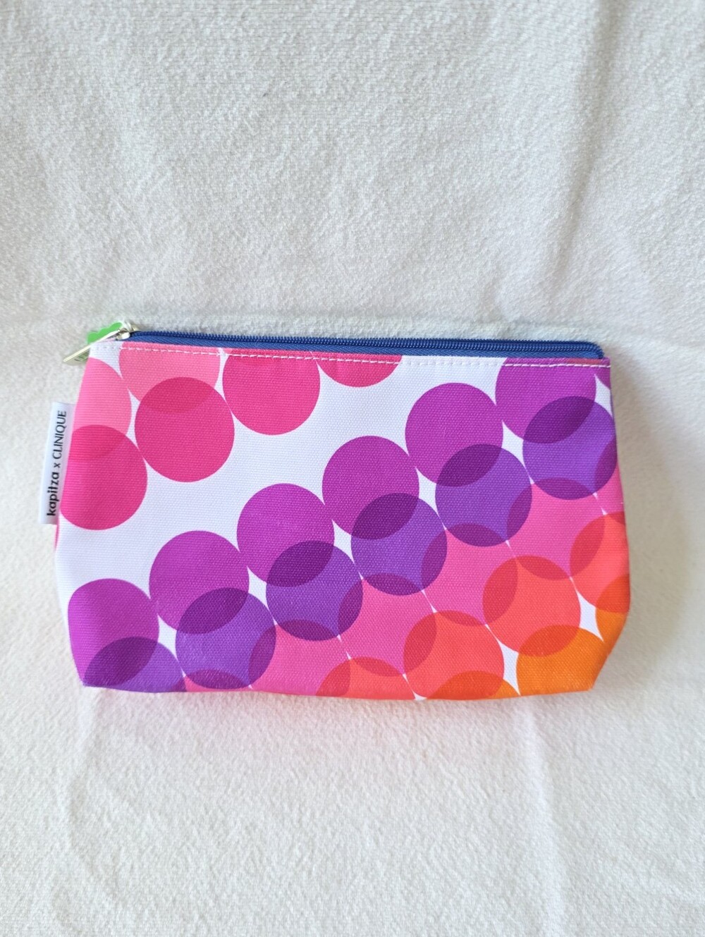 Clinique Kapitza Makeup Vanity Cosmetic Bag Pouch Limited Edition